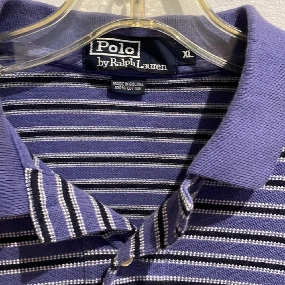 Blue striped Polo by Ralph Lauren